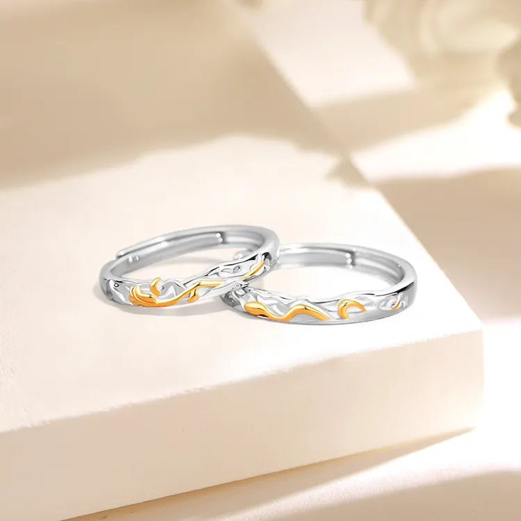 ROGA S999 Fine Silver Rings Unisex-3