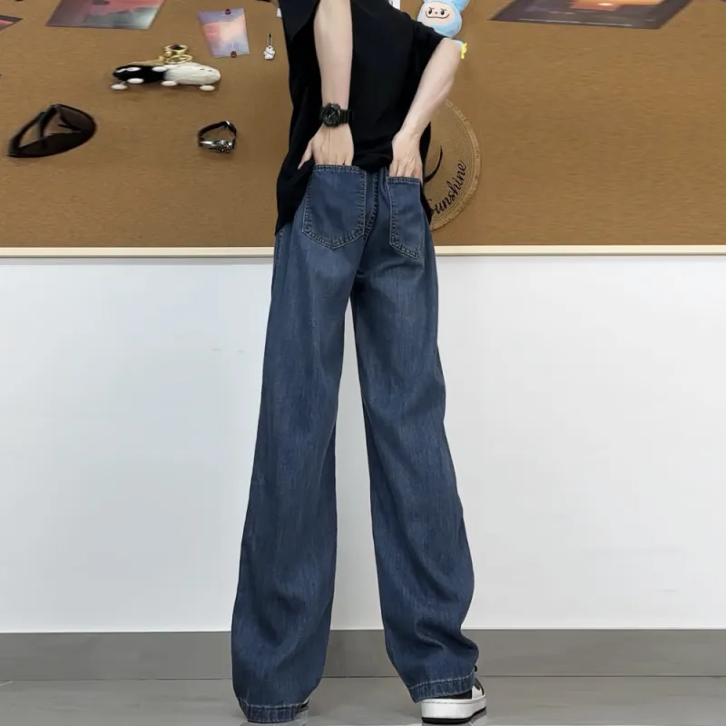 UPXIW Jeans Unisex Dark Blue-5