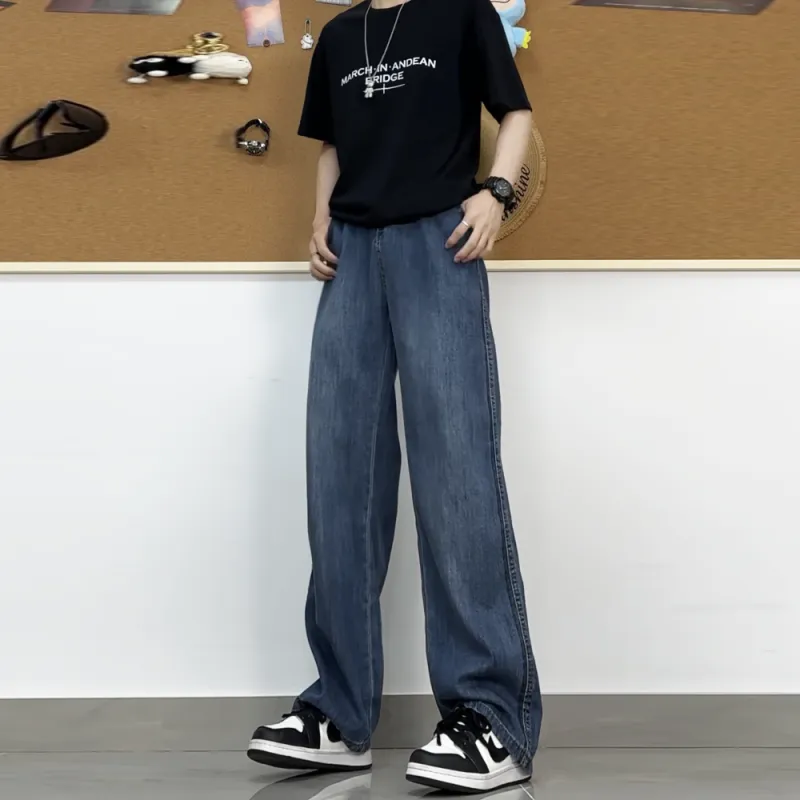 UPXIW Jeans Unisex Dark Blue-1