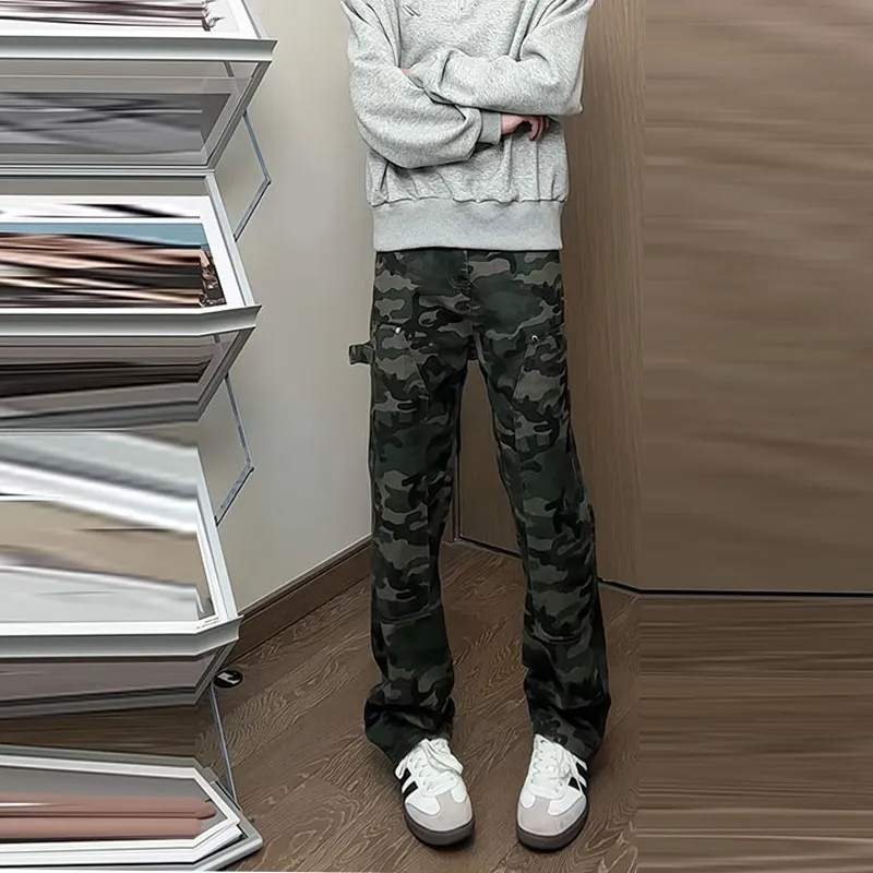 UPXIW Jeans Men Camouflage-1