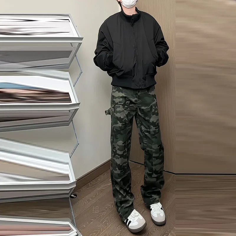 UPXIW Jeans Men Camouflage-3