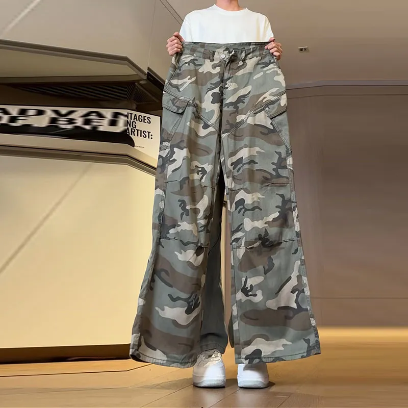 UPXIW Jeans Unisex Camouflage-7