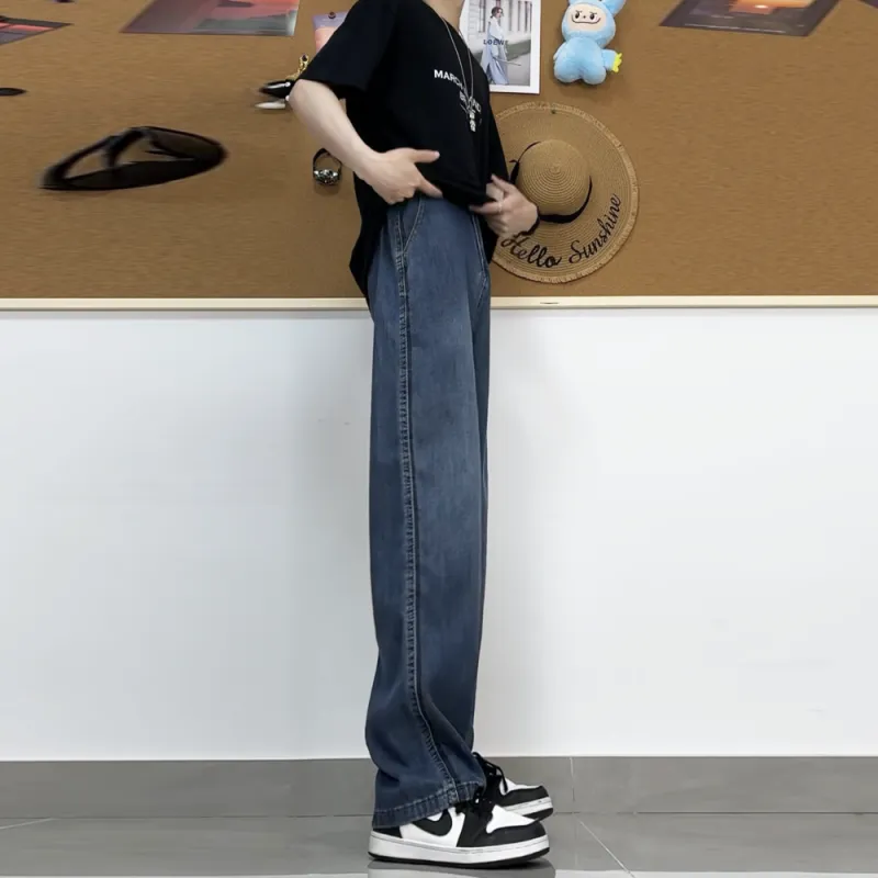 UPXIW Jeans Unisex Dark Blue-2