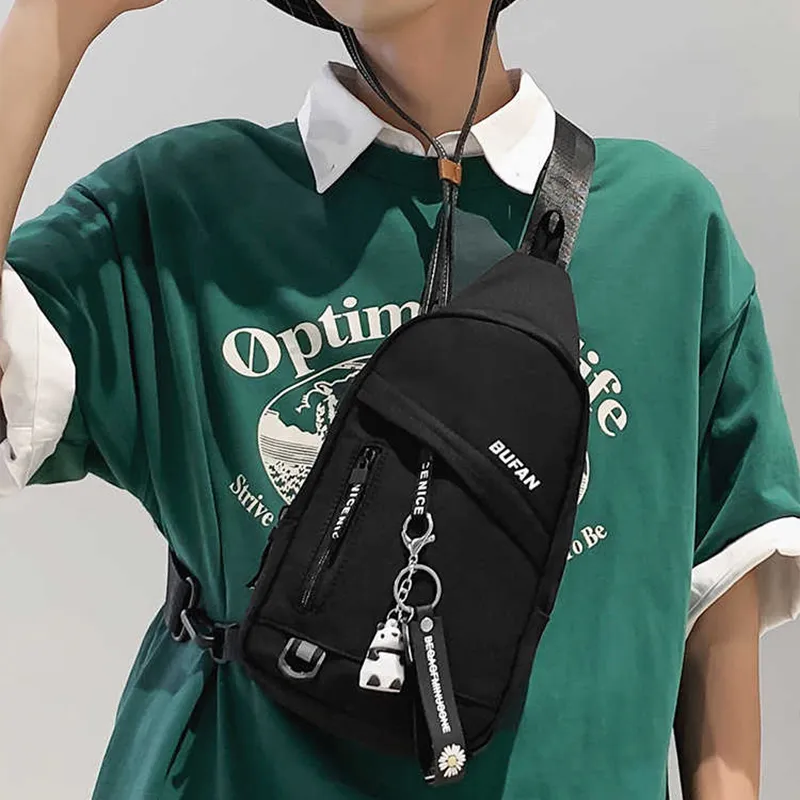 Tonlion Nylon Sling Bag Unisex Multicolor-1