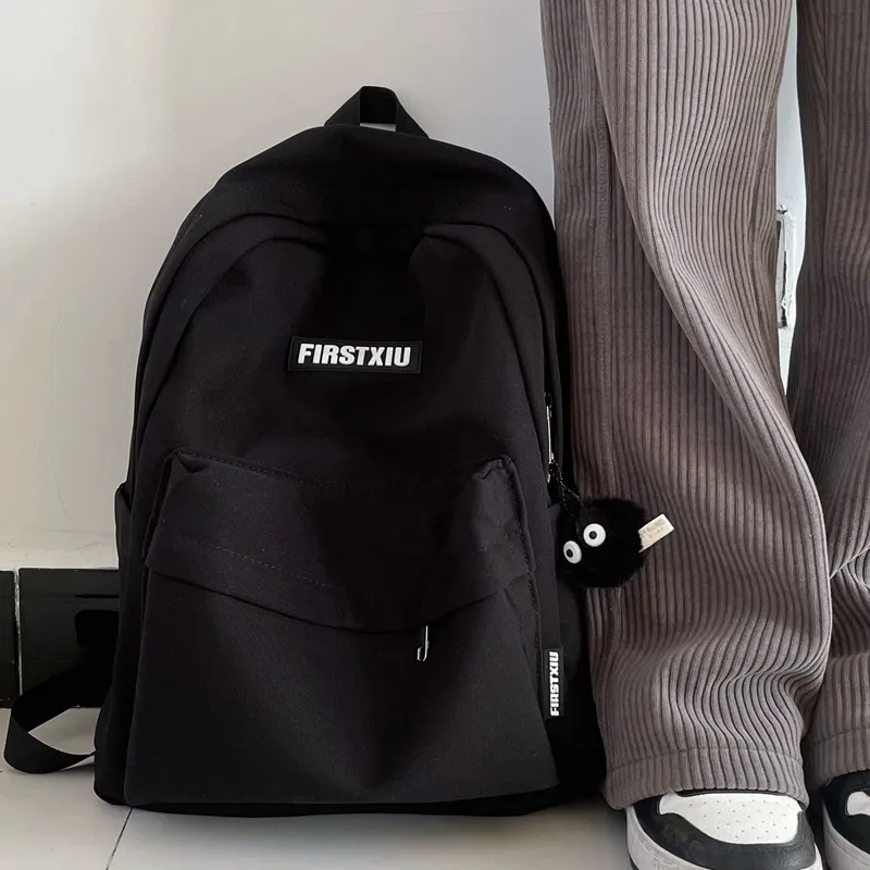 Tonlion Nylon Backpack Regular Unisex White-6