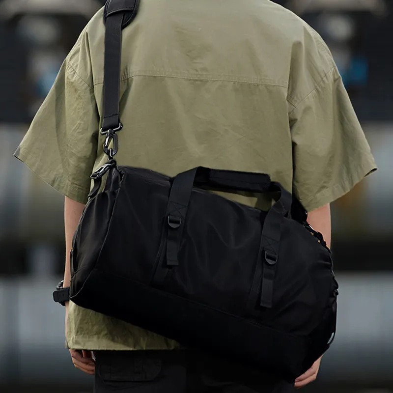 Tonlion Oxford Travel Bag 40L Unisex Black-3