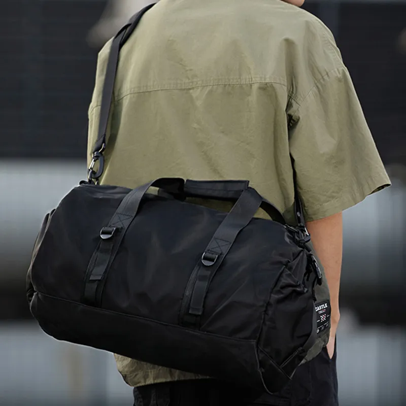 Tonlion Oxford Travel Bag 40L Unisex Black-2
