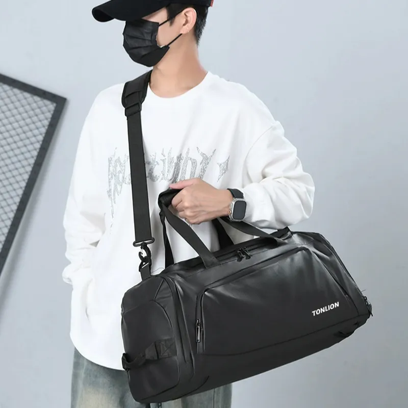 Tonlion Oxford Gym Bag Tubas Unisex Black-3