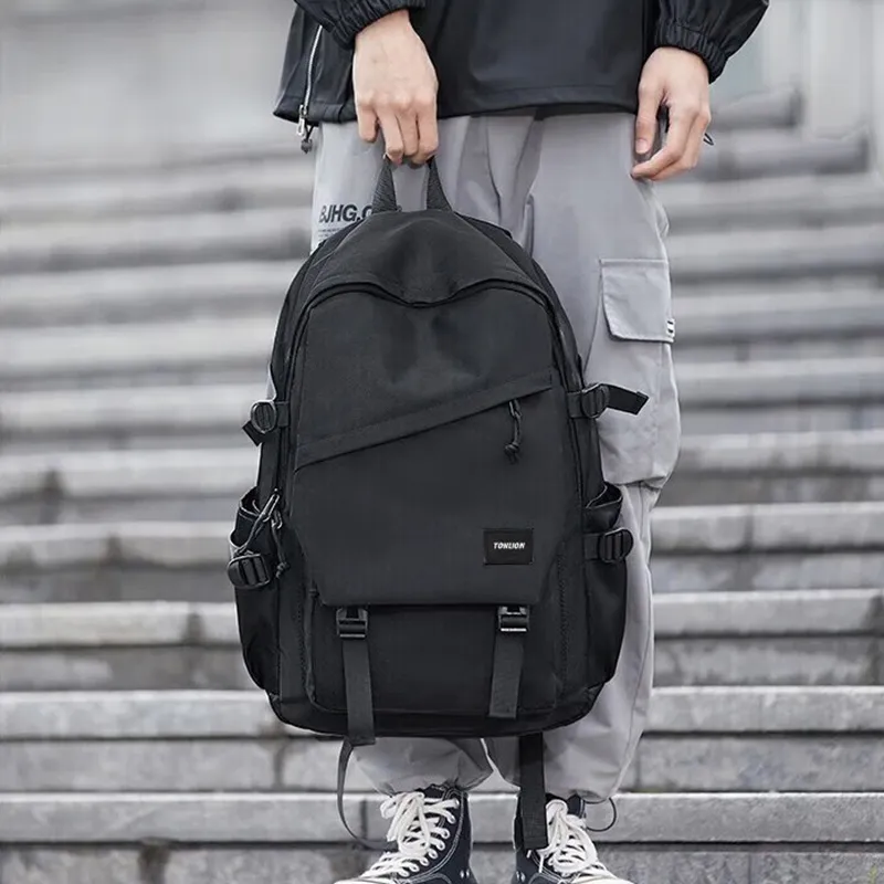Tonlion Membrana Dermalis Backpack Regular Unisex Black-2