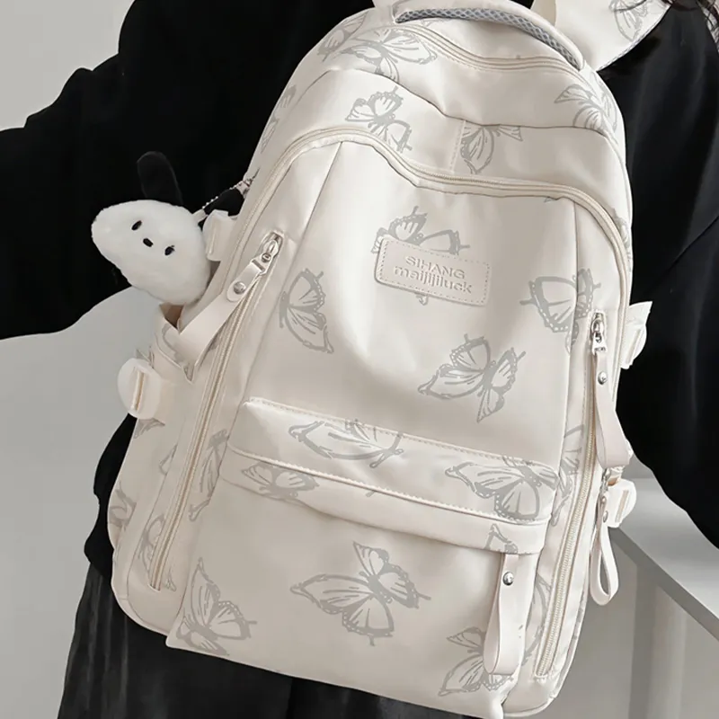Tonlion Membrana Dermalis Backpack Unisex White/Black-2