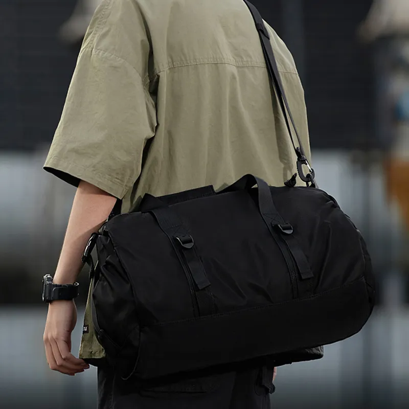 Tonlion Oxford Travel Bag 40L Unisex Black-4