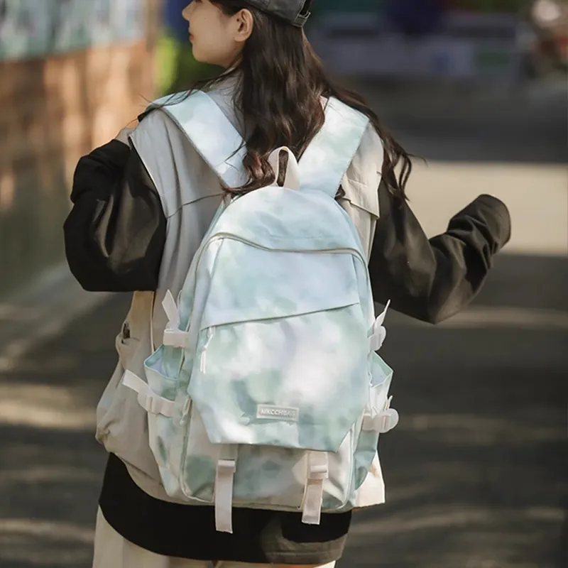 Tonlion Nylon Backpack Regular Unisex Multicolor-6