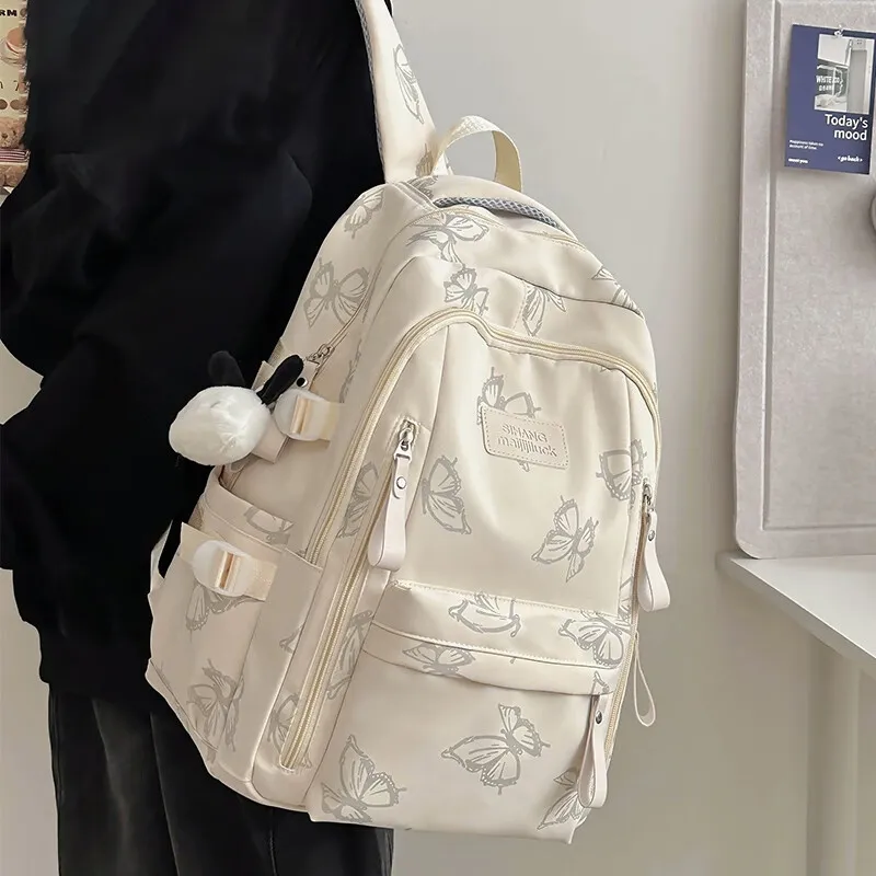 Tonlion Membrana Dermalis Backpack Unisex White/Black-3