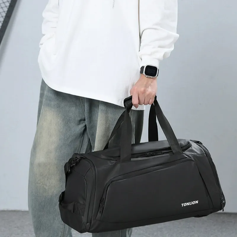 Tonlion Oxford Gym Bag Tubas Unisex Black-5