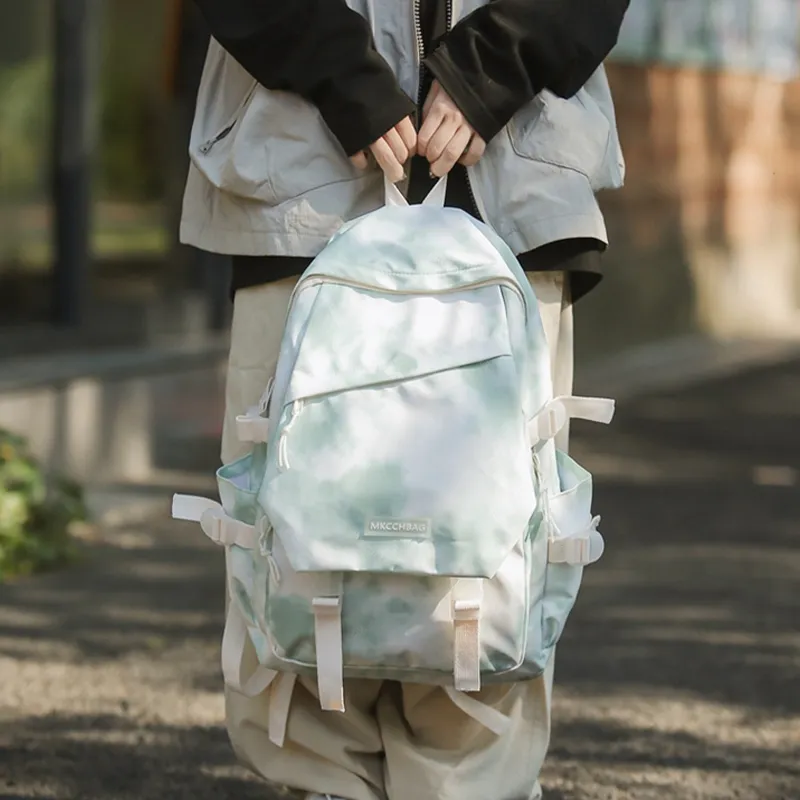 Tonlion Nylon Backpack Regular Unisex Multicolor-4