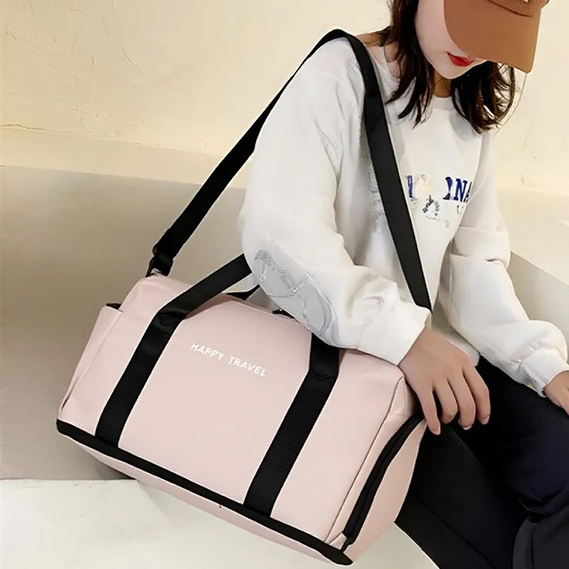 Tonlion Oxford Travel Bag Women's Rose Gold-4