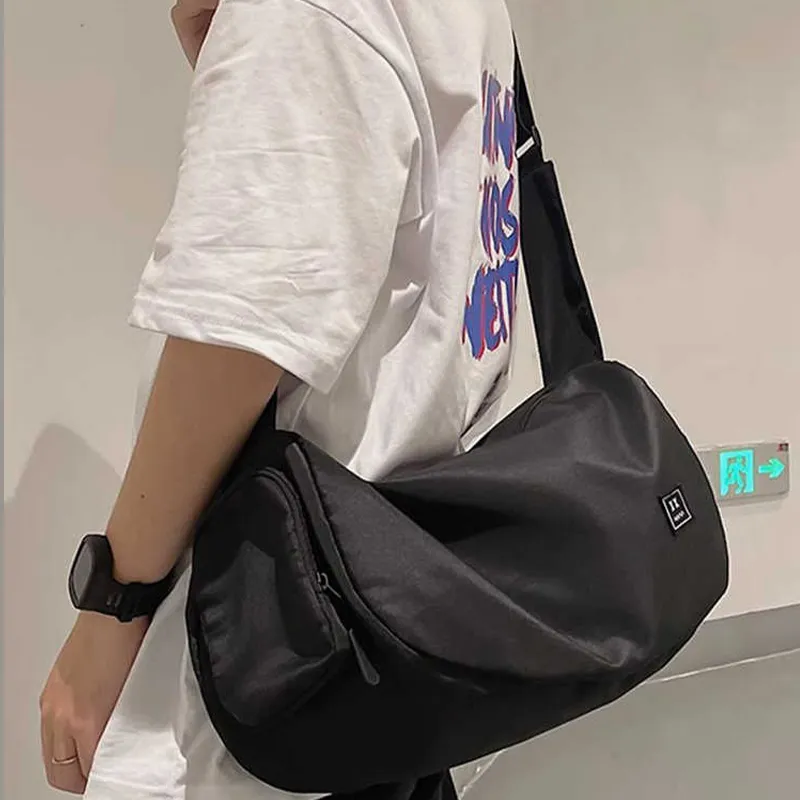 Tonlion Nylon Shoulder Bag Unisex Multicolor-1