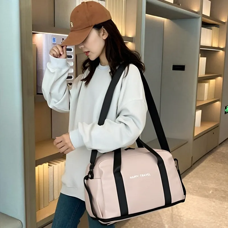 Tonlion Oxford Travel Bag Women's Rose Gold-3