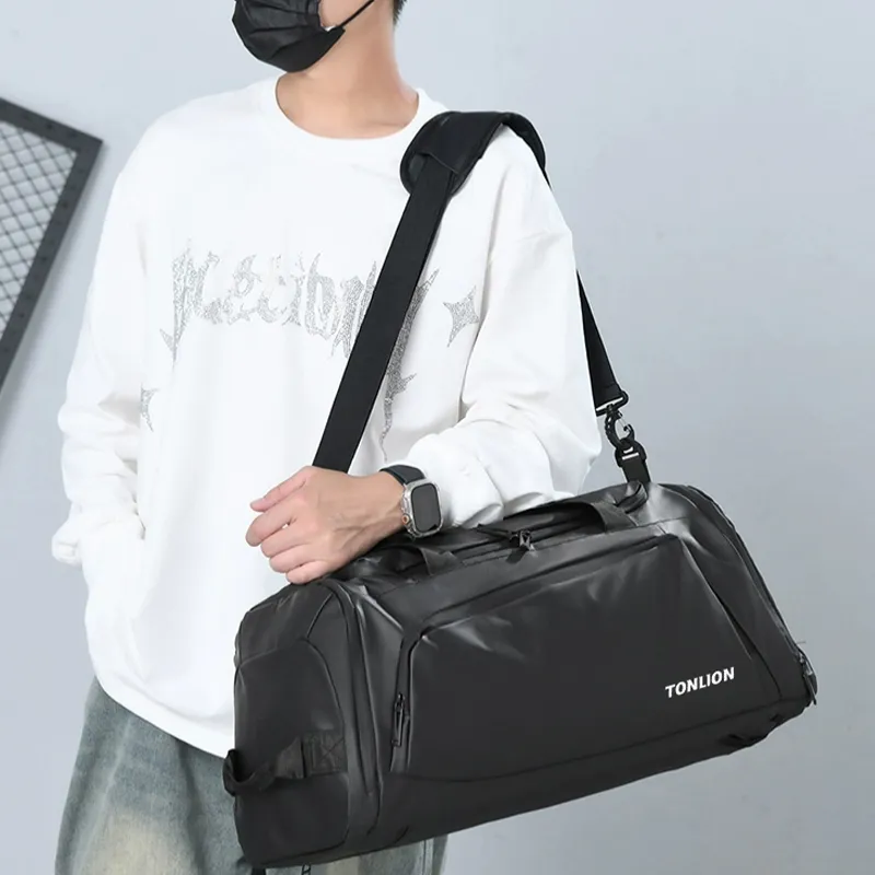 Tonlion Oxford Gym Bag Tubas Unisex Black-1