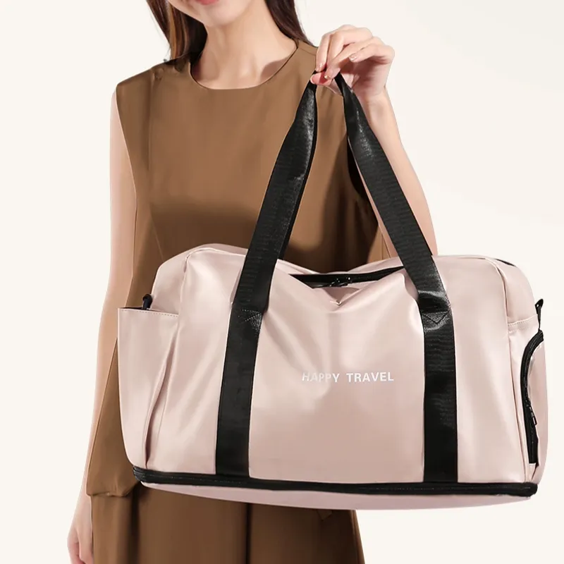 Tonlion Oxford Travel Bag Unisex Rose Gold-3