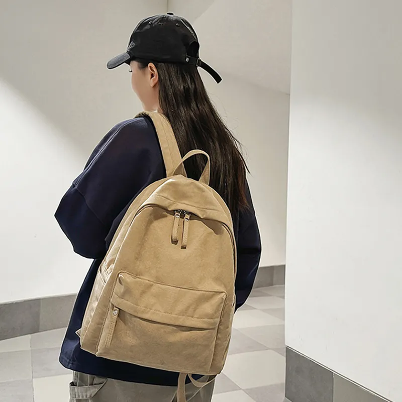 Tonlion Oxford Backpack Unisex Khaki-3
