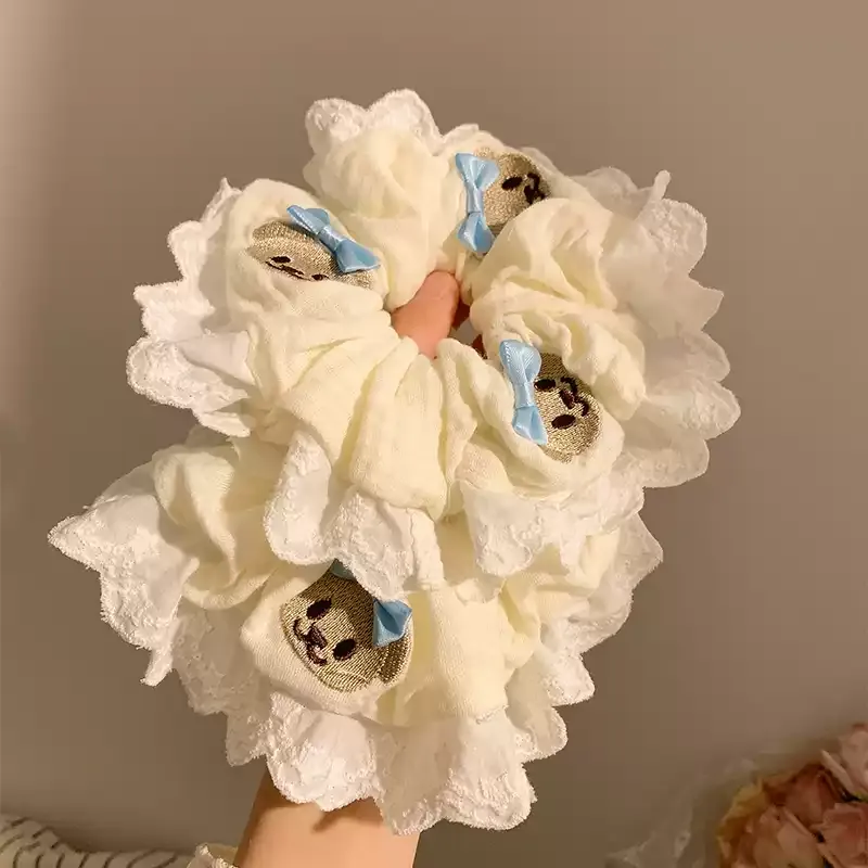 QIHUAMANYU Fabric Hair Tie Women's-2