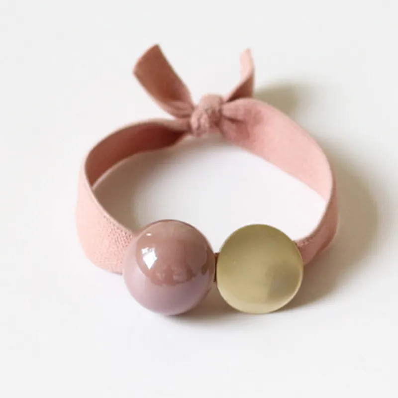QIHUAMANYU Acrylic Hair Ties Women's-2