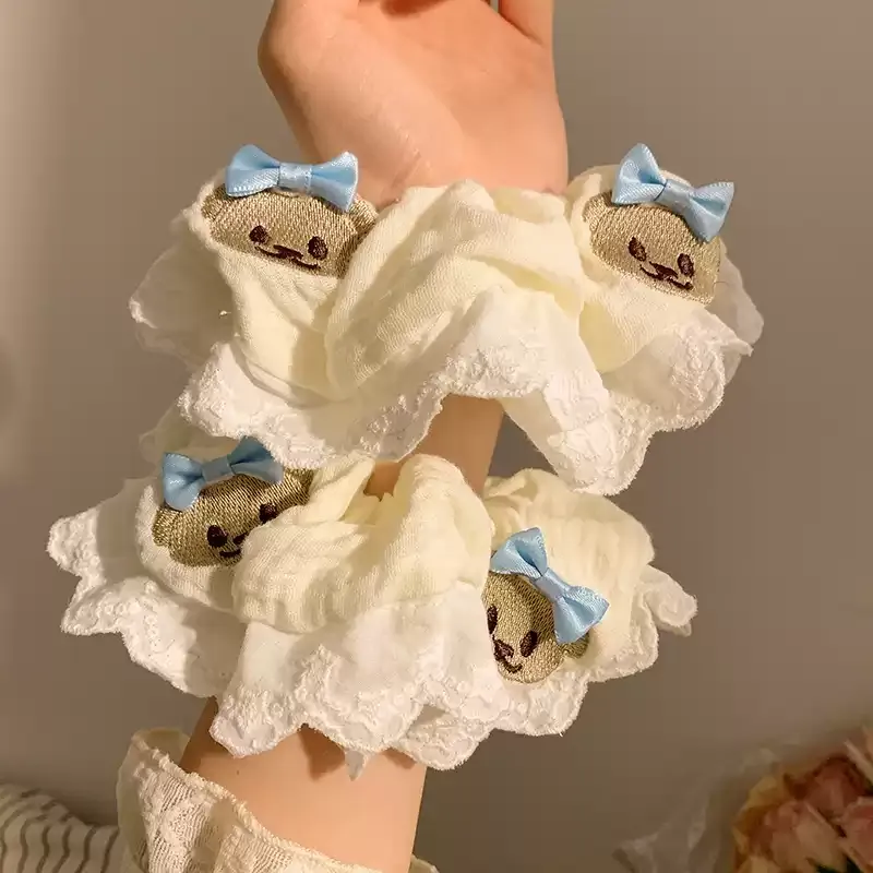 QIHUAMANYU Fabric Hair Tie Women's-4