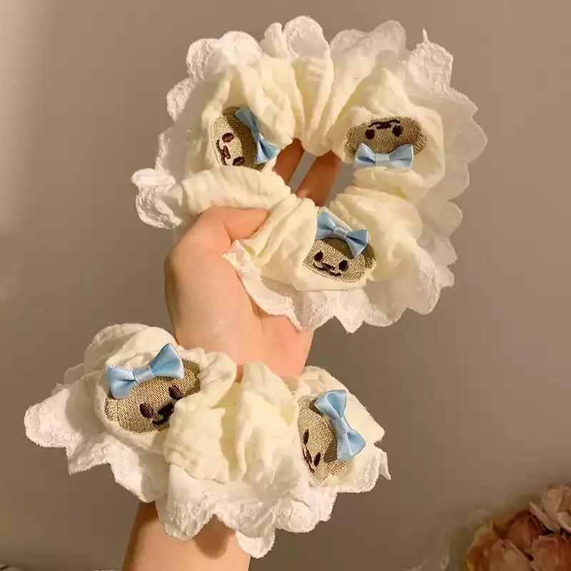 QIHUAMANYU Fabric Hair Tie Women's-3