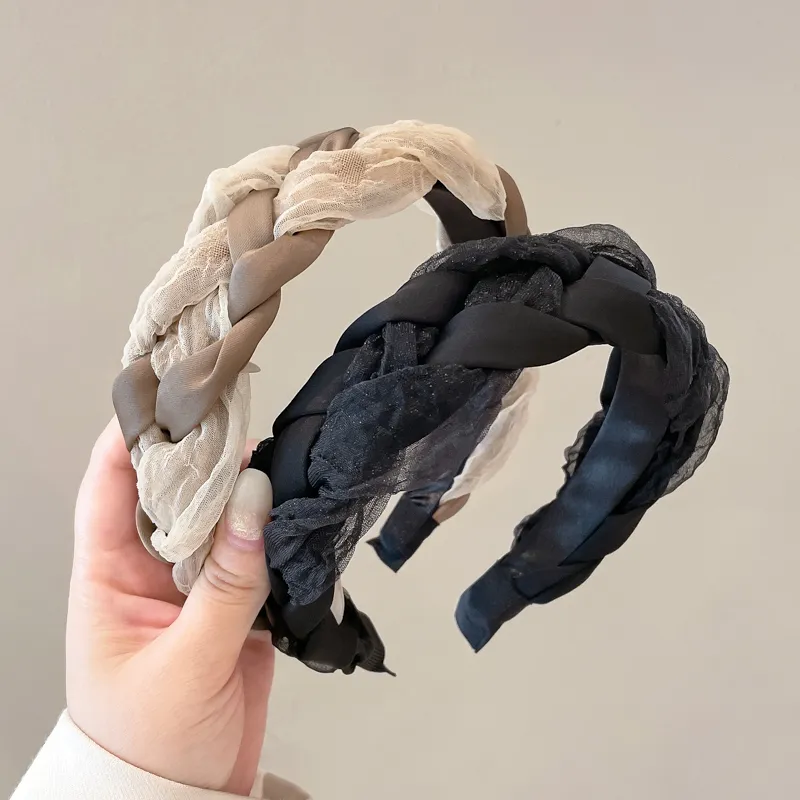 QIHUAMANYU Satin Headbands Women's-2