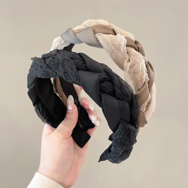 QIHUAMANYU Satin Headbands Women's-15