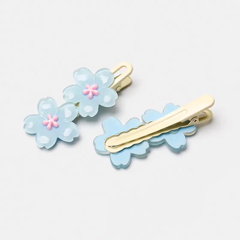 QIHUAMANYU Resin Hair Clips Women's-21