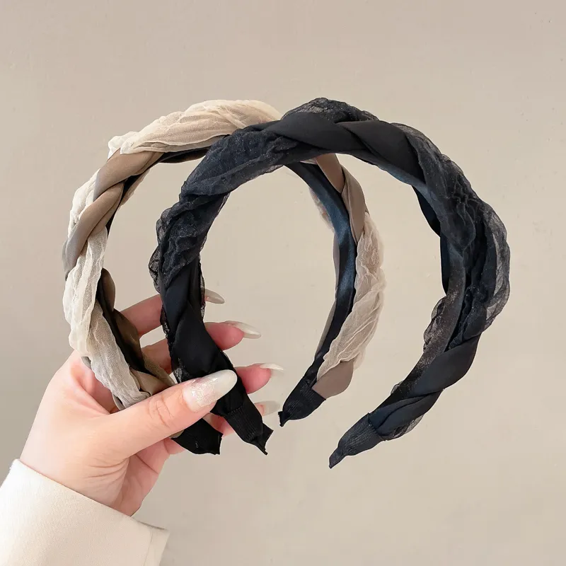 QIHUAMANYU Satin Headbands Women's-10