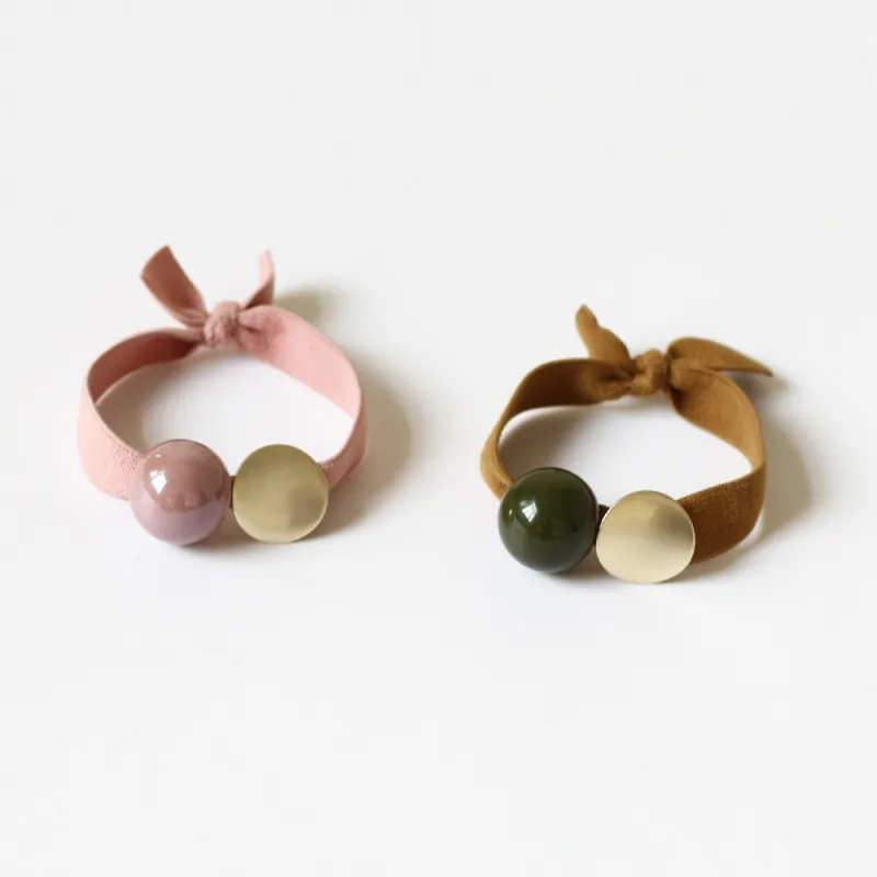 QIHUAMANYU Acrylic Hair Ties Women's-3