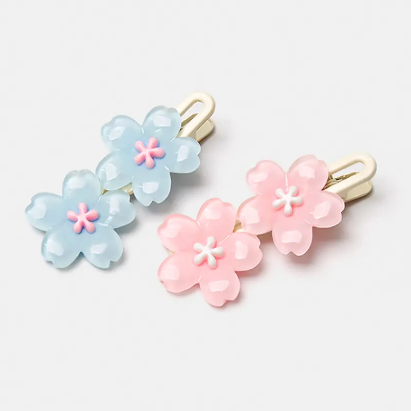 QIHUAMANYU Resin Hair Clips Women's-14