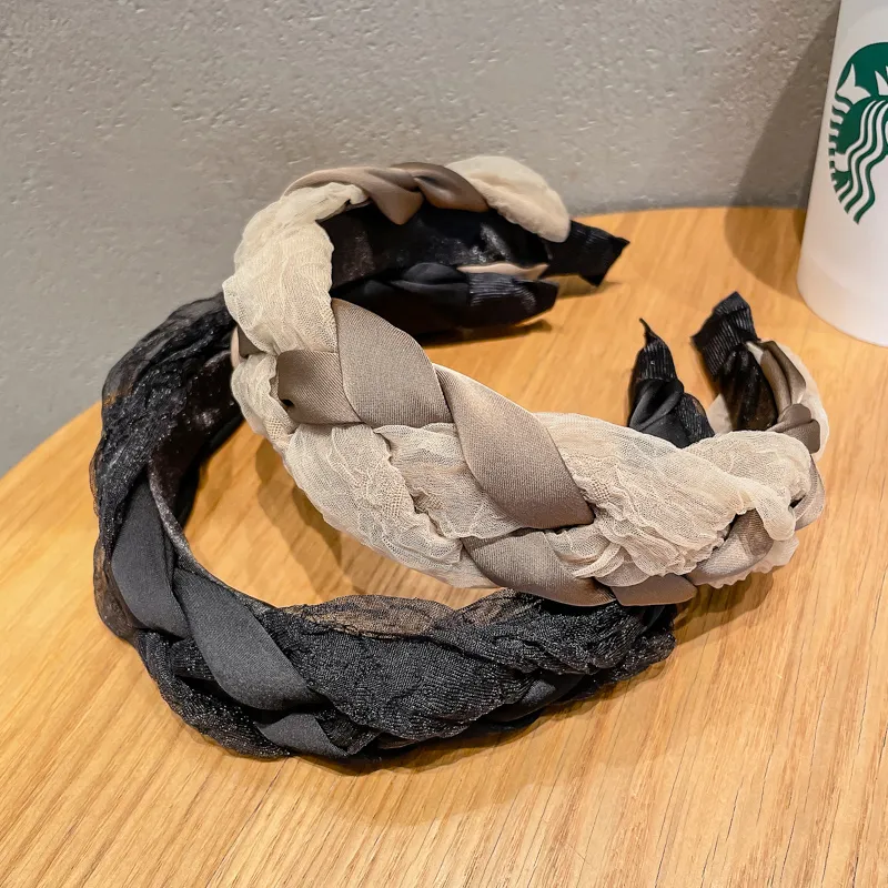 QIHUAMANYU Satin Headbands Women's-17