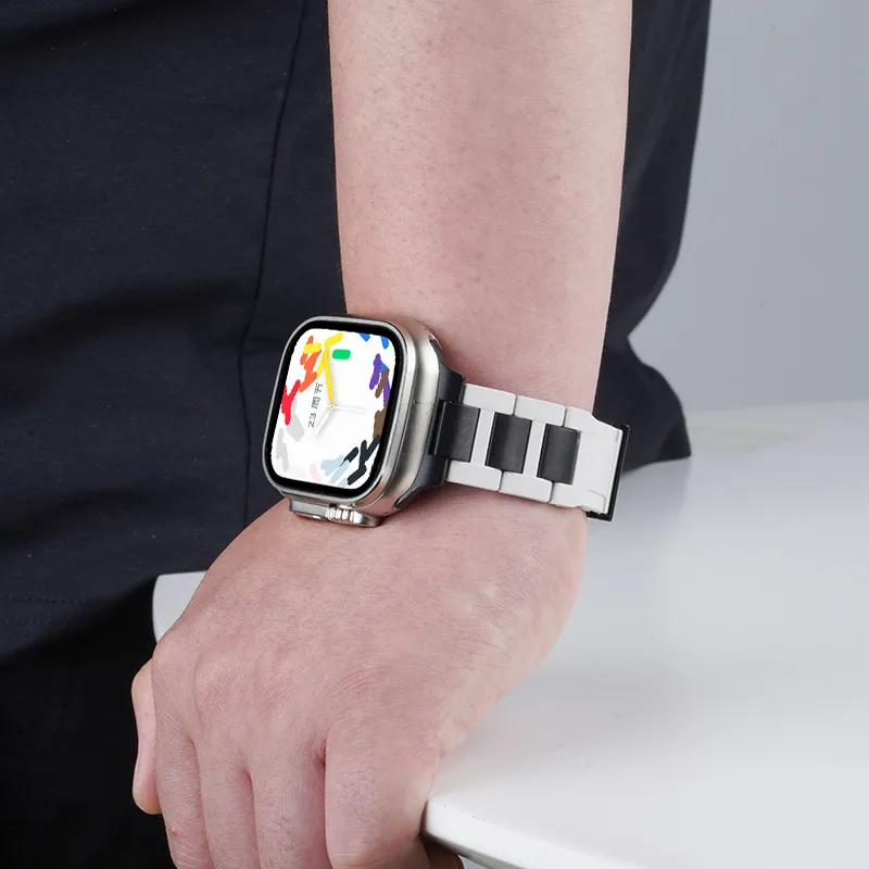 Watchbond Compatibility Apple Apple Watch S10 Watch Bands All Unisex-3