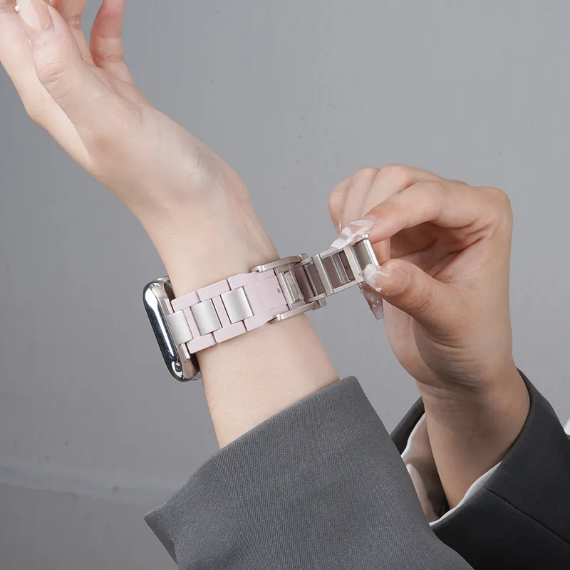 Watchbond Compatibility Apple Apple Watch S10 Watch Bands All Unisex-9