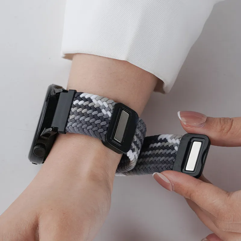 Watchbond Compatible With Huawei GT5 Huawei Compatibility Watch Band 18/20/22mm Nylon Material-24