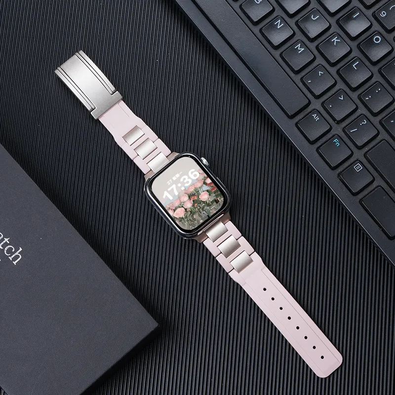 Watchbond Compatibility Apple Apple Watch S10 Watch Bands All Unisex-7