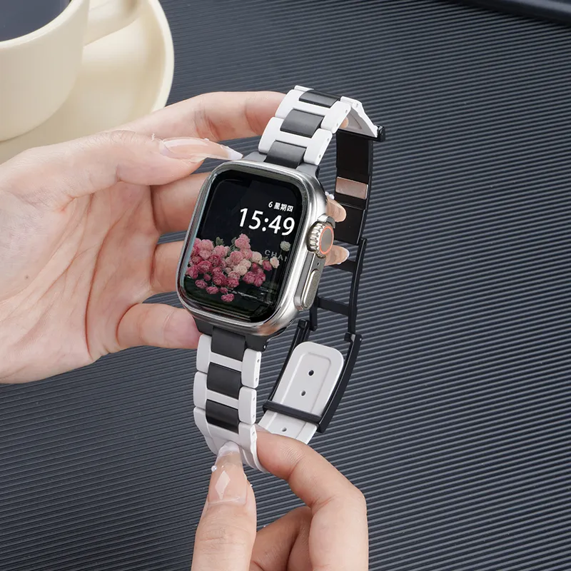 Watchbond Compatibility Apple Apple Watch S10 Watch Bands All Unisex-2
