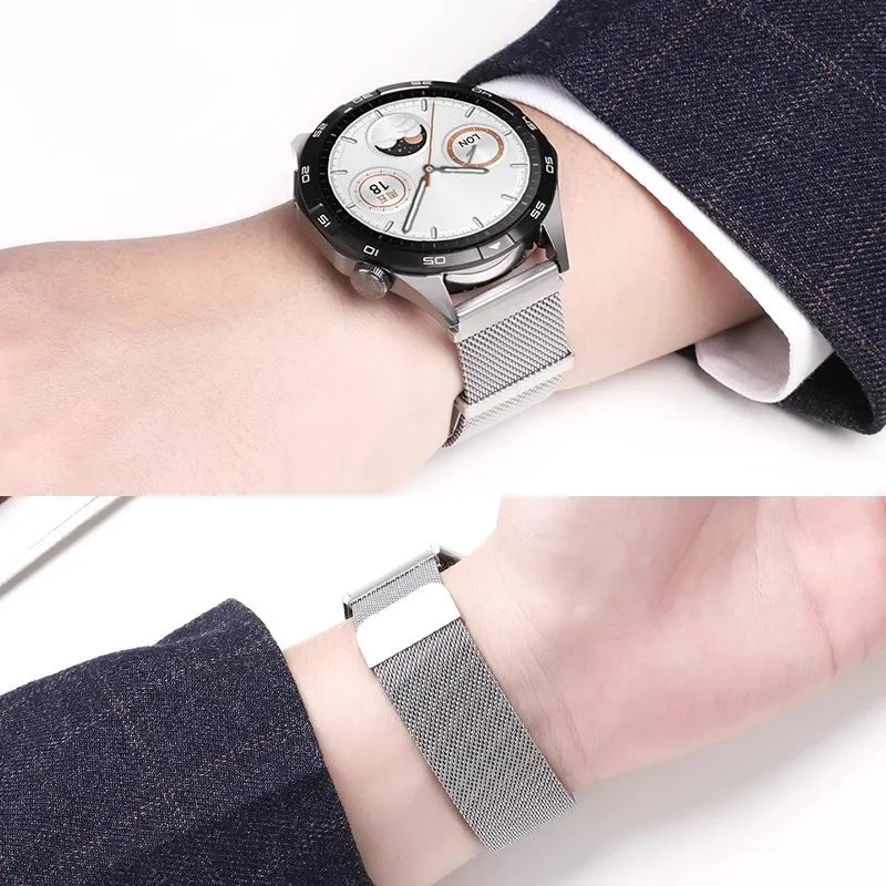 Watchbond Huawei Compatibility Watch Band 46mm Stainless Steel Material-2