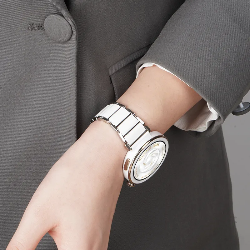 Watchbond Watch Band Huawei Compatibility Imitation Ceramic Material-10