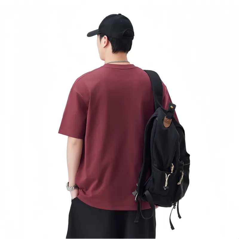 YINLEI T Shirts Men Dark Gray-2