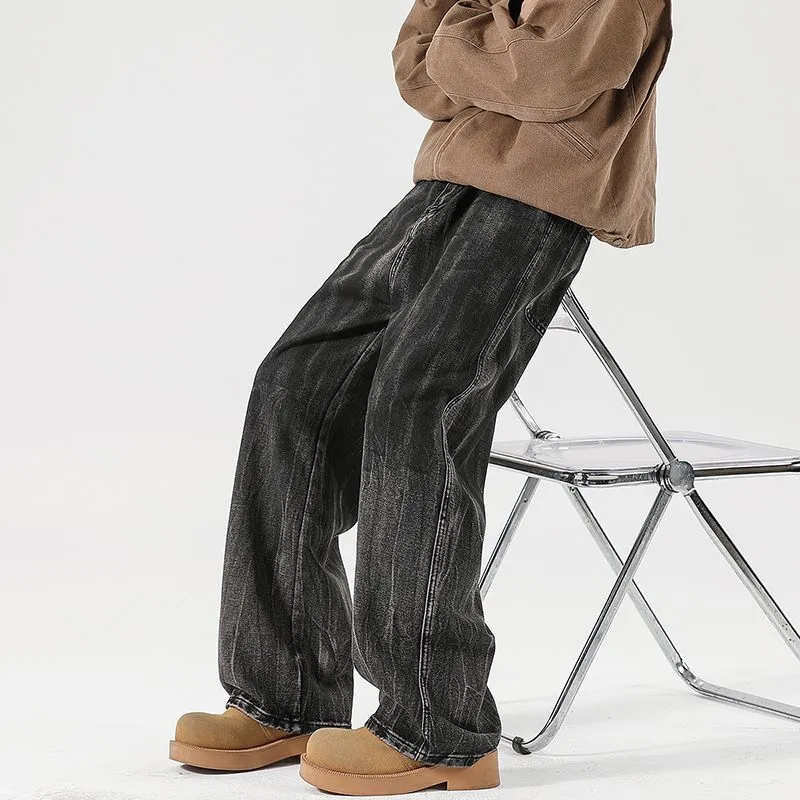 YINLEI Jeans Men Black-2