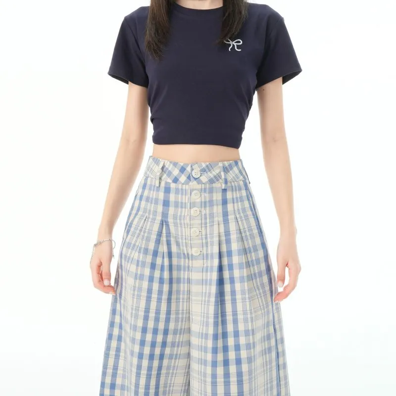 YINLEI Casual Pants Unisex Sky Blue-4