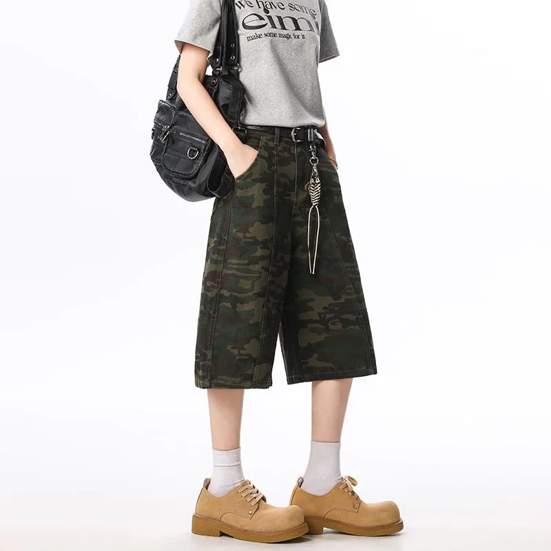YINLEI Denim Shorts Unisex-4