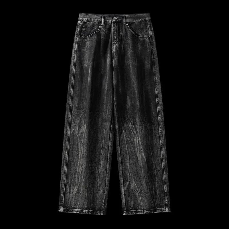 YINLEI Jeans Men Black-3
