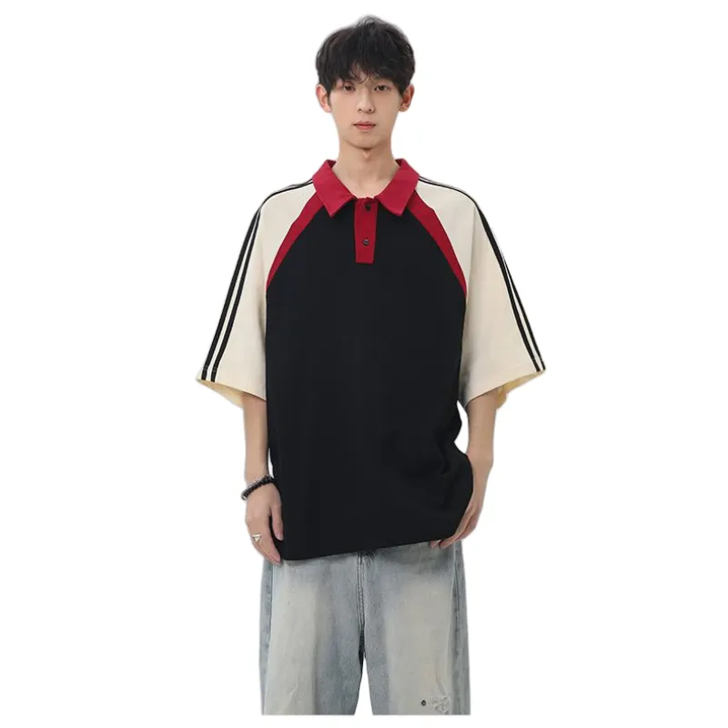 YINLEI Polo Shirts Men-5