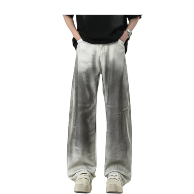 YINLEI Jeans Men White-2